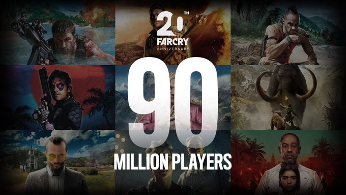 《孤岛惊魂》系列迎来 20 周年，玩家数突破 9000 万